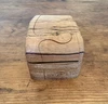 Boogie Beach Trinket Puzzle Boxes – Spalted Maple - Personalized Beachy Keepsakes for Jewelry & Mementos - Left Side View
