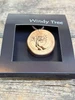 Two Are One Arbutus Trees With Birds Wood Pendant by Windy Tree Artisan - Depth View