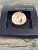Windswept Arbutus Tree With Birds Wood Pendant by Windy Tree Artisan 