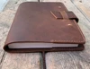 Heartwood Switchback Leather Notebook Journal - Width View