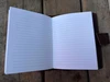 Heartwood Switchback Leather Notebook Journal - Inside Lined Paper View