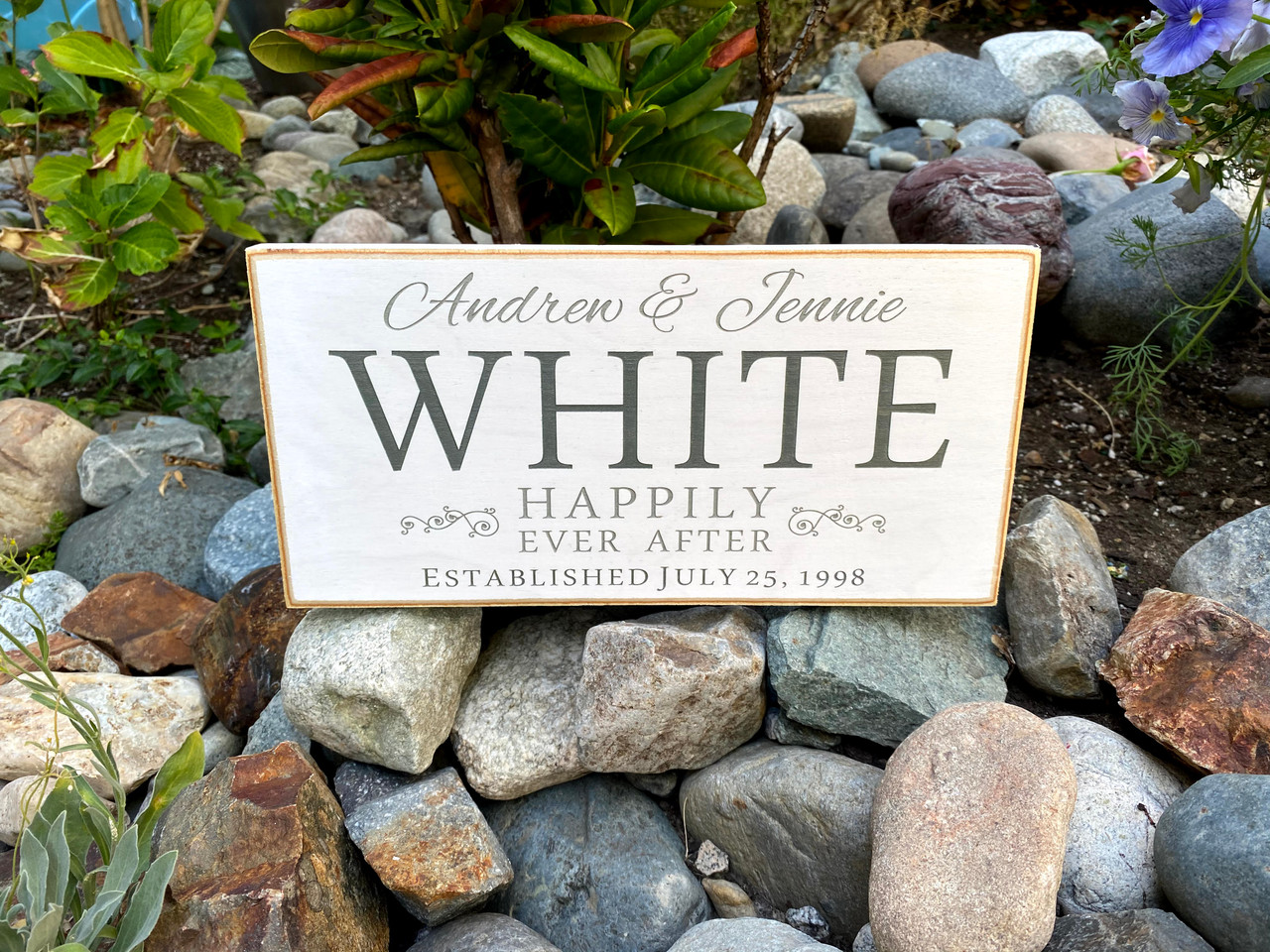 Personalized Happily Ever After Sign