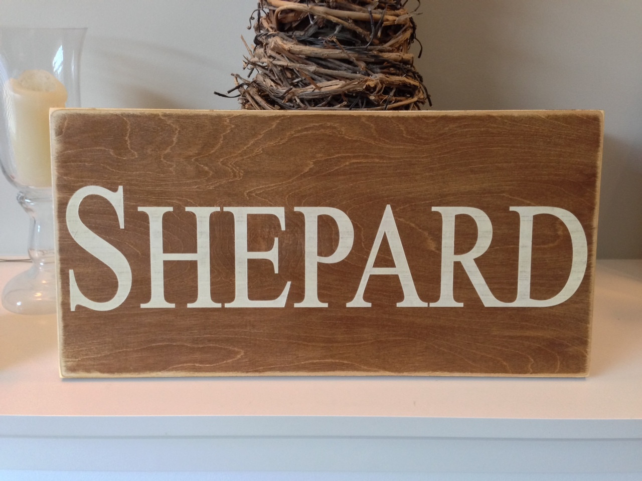 Family Name Wood Plaque