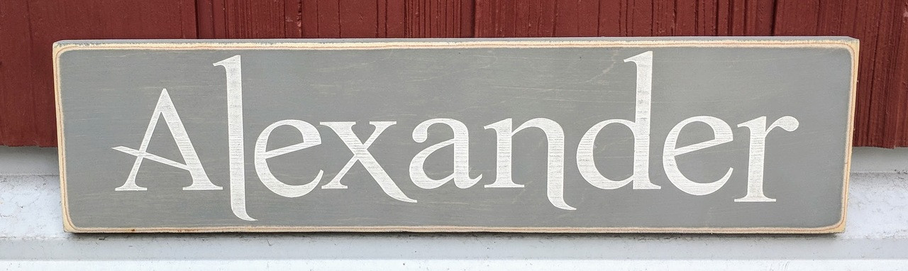 Personalized Name Sign