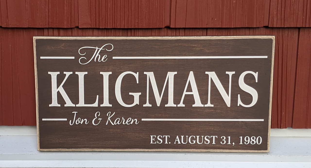 Wall Décor Home Décor Home & Living Custom Name Sign Wood Sign ...