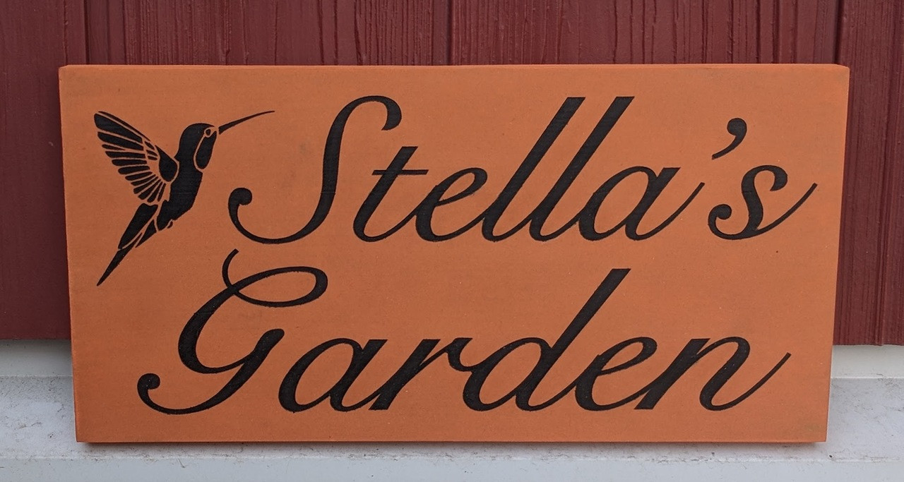 Personalized Garden Sign