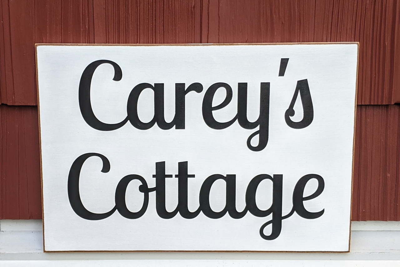 Outdoor Cottage Sign