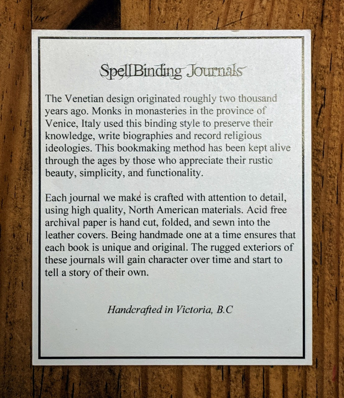 Spellbinding venetian journals