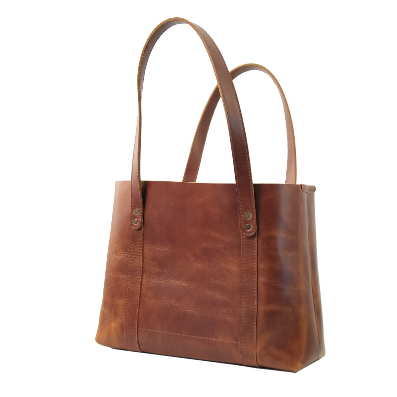 Leather Tote - Hideout by Rustico - Saddle