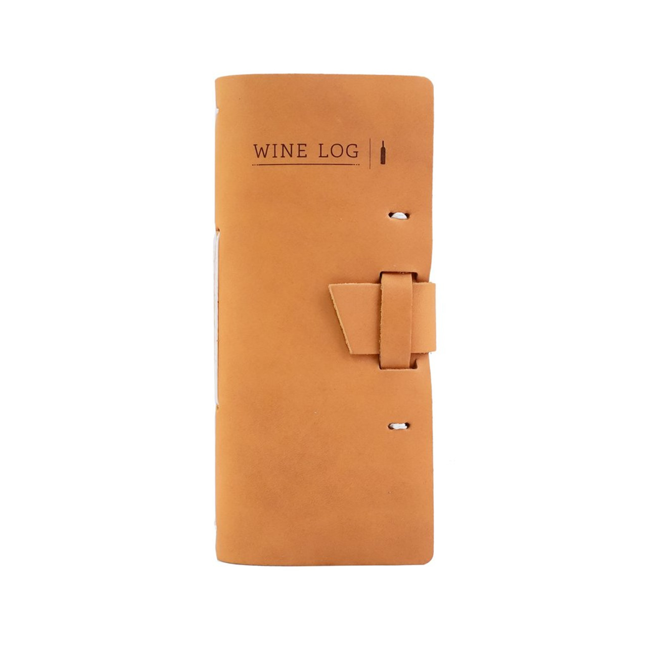 Rustico Leather Wine Log Book