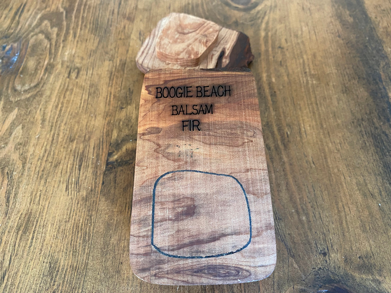 Balsam Fir Burl Boogie Beach Trinket Boxes – Beachy Keepsakes for Jewelry & Mementos - Bottom View
