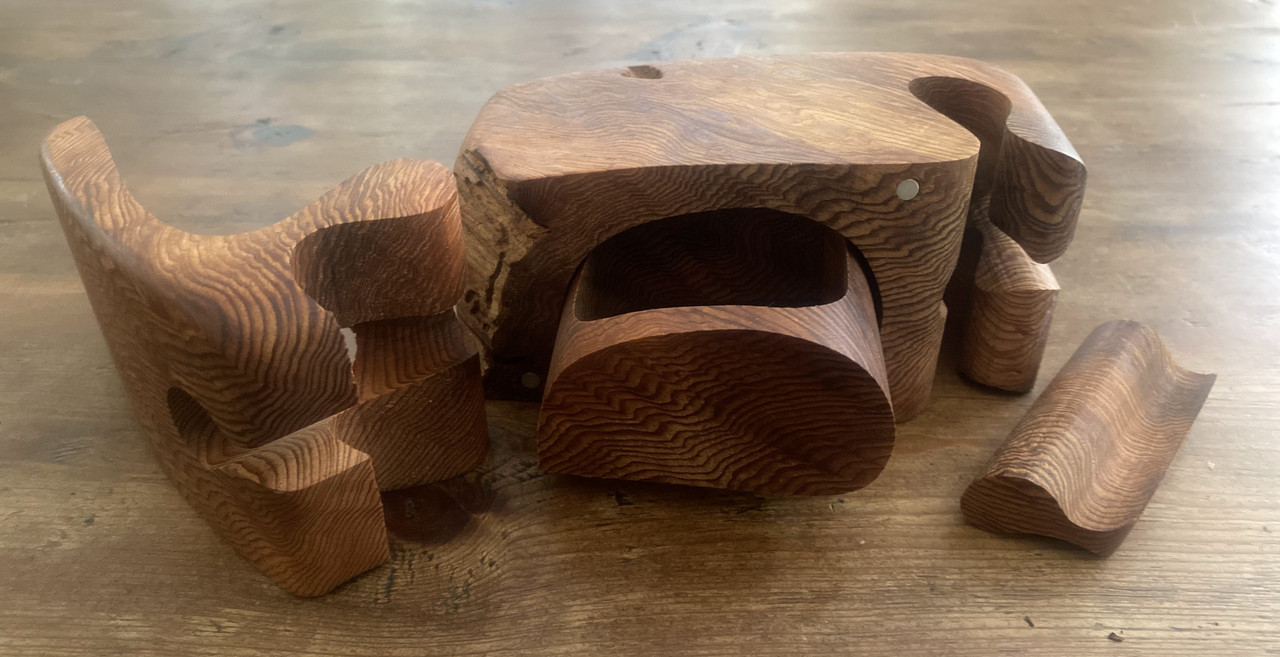 Boogie Beach Trinket Puzzle Box - Red Cedar - Heartwood Gifts