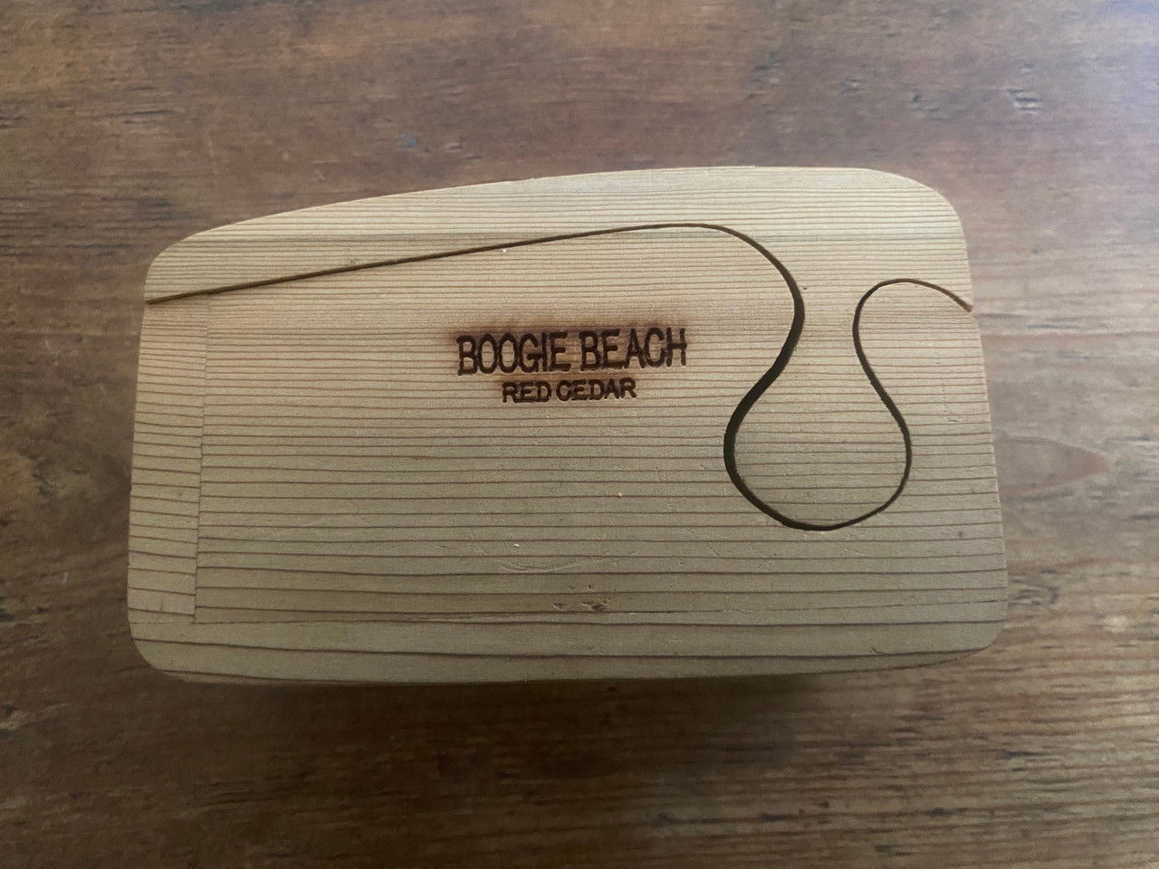 Red Cedar Boogie Beach Trinket Puzzle Boxes - Personalized Beachy Keepsakes for Jewelry & Mementos - Bottom View
