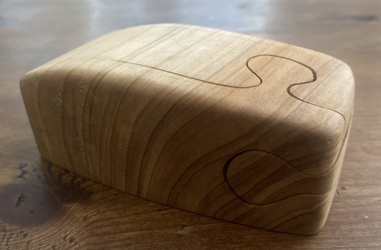 Boogie Beach Trinket Puzzle Boxes – Fir - Personalized Beachy Keepsakes for Jewelry & Mementos
