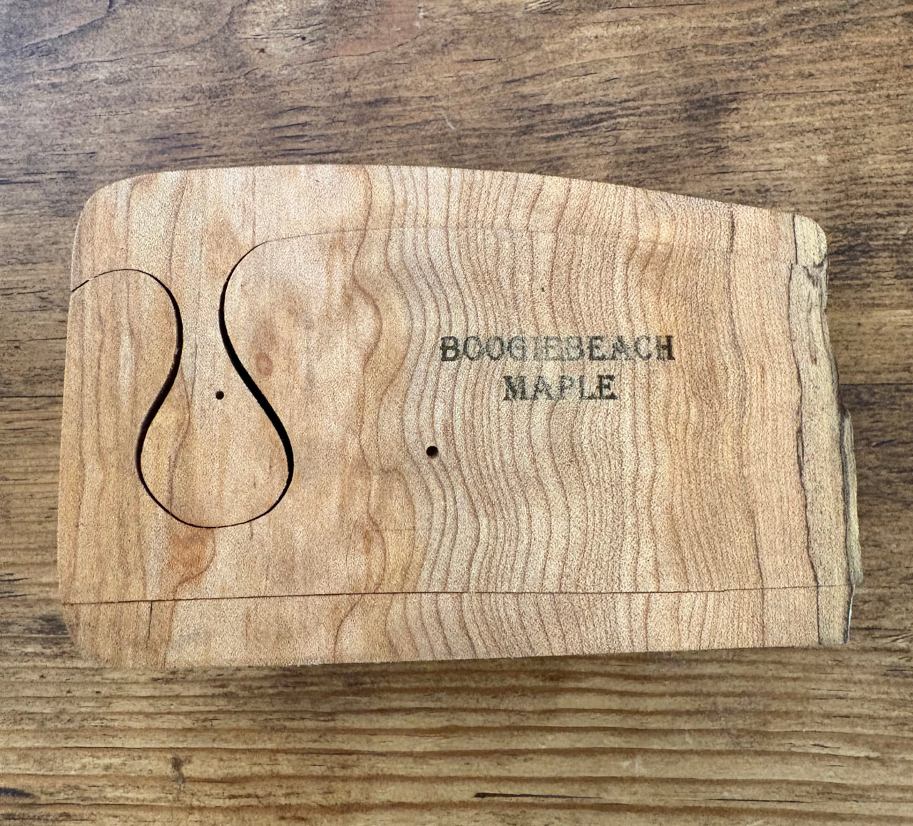Maple Boogie Beach Trinket Puzzle Boxes - Personalized Beachy Keepsakes for Jewelry & Mementos - Bottom View