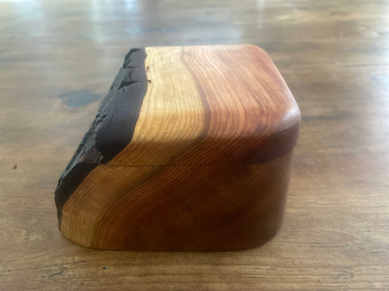 Red Cedar Boogie Beach Trinket Box - Personalized Beachy Keepsakes for Jewelry & Mementos - Right Side View
