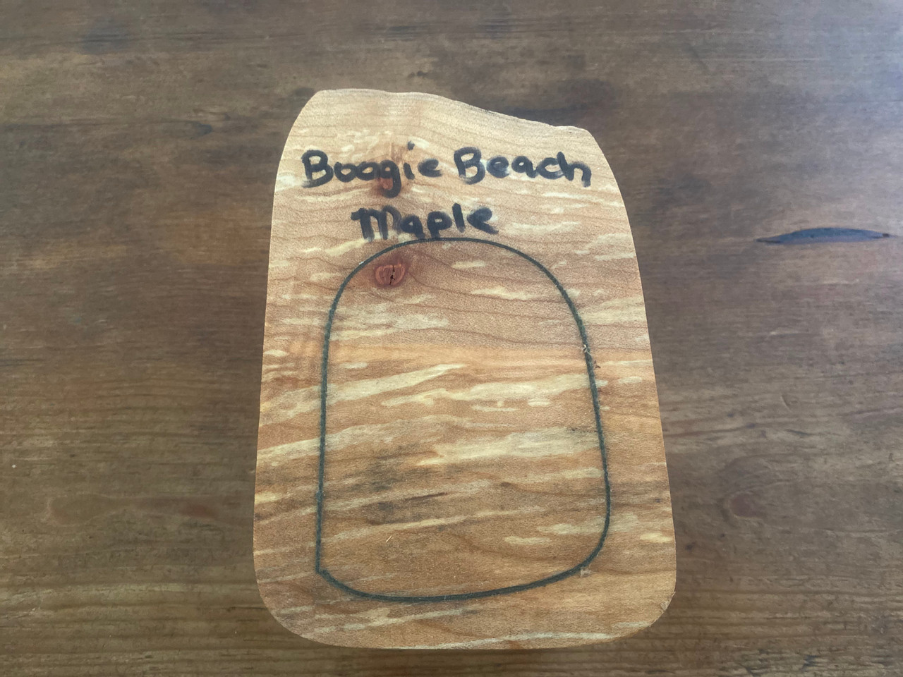 Maple Burl Boogie Beach Trinket Boxes - Beachy Keepsakes for Jewelry & Mementos - Bottom View