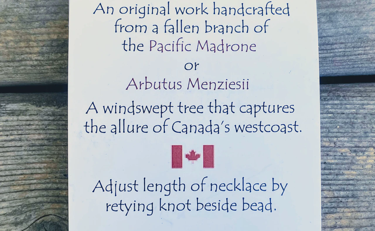 West Coast Pendant Card