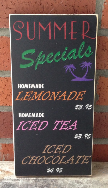 custom business sign for cafe