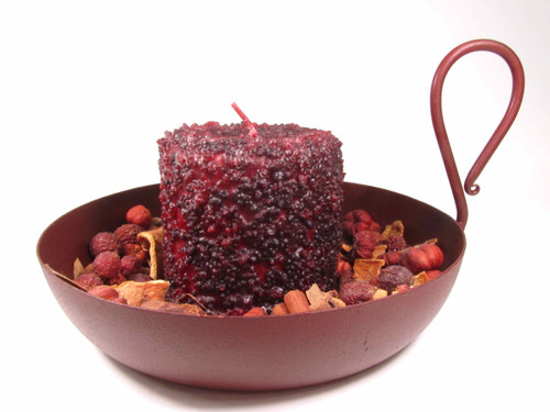 Rustic Brown Primitive Gravy Pan