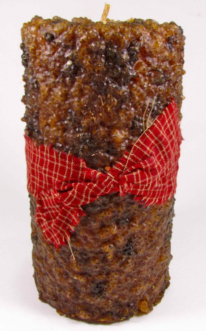 Country Affair Pillar Candle 3x6 - Ginger Spice