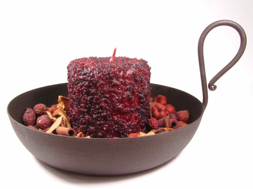Rustic Black Primitive Gravy Pan