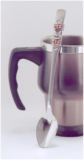 Long Stir Spoon with Coffee Sack Token