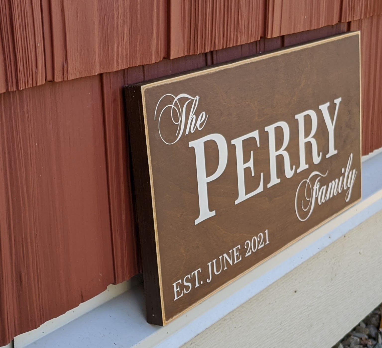 Family Name Sign with Established Year