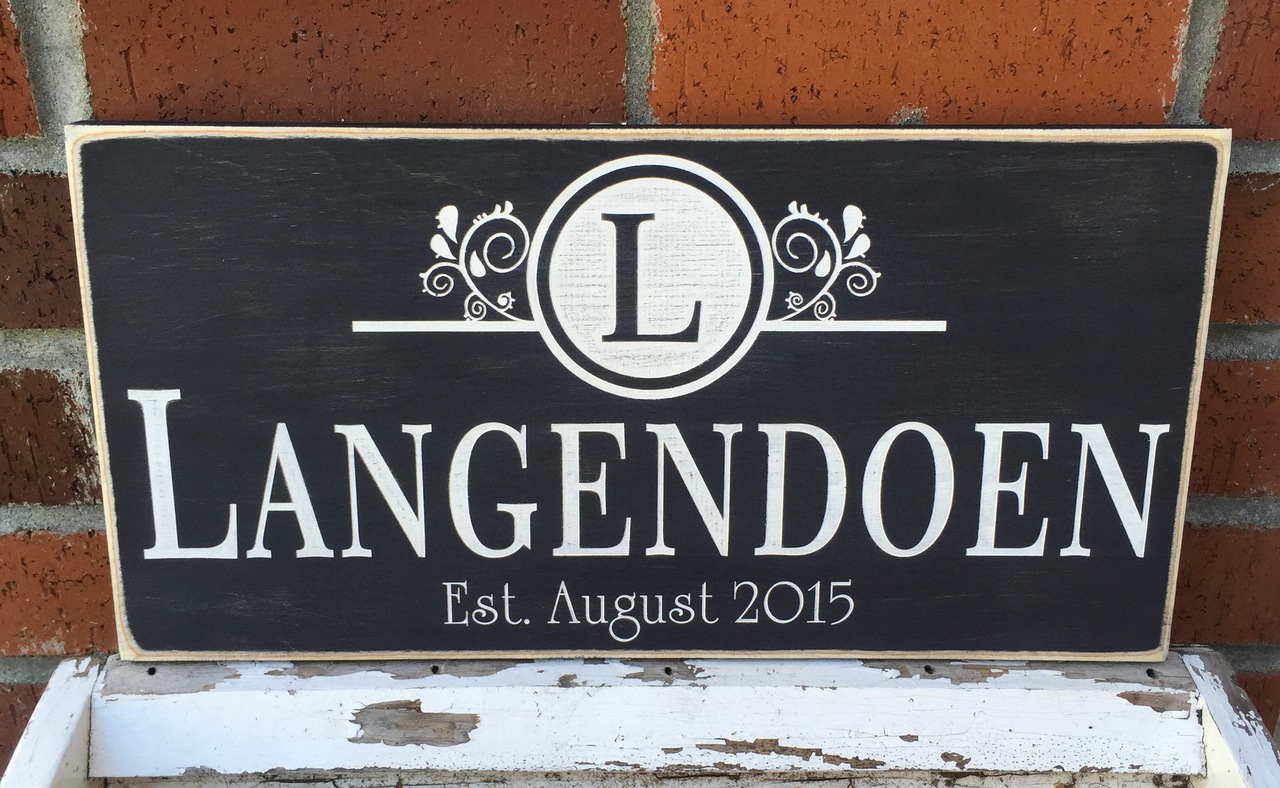 Shabby Chic Family Sign - Custom Wood Sign Shabby Chic Family Sign - Custom Wood Sign