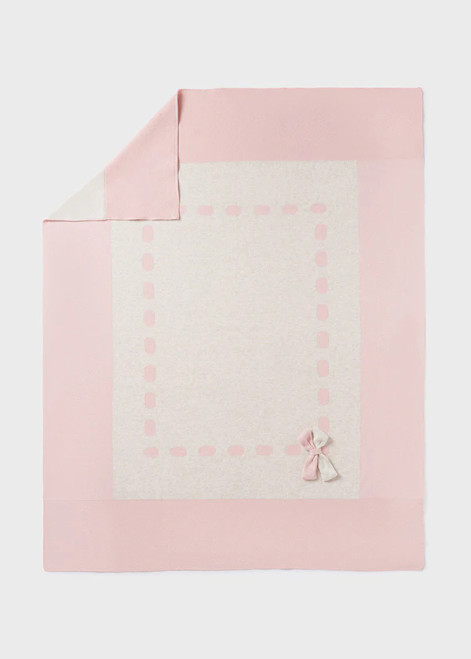 Pink Jacquard Blanket