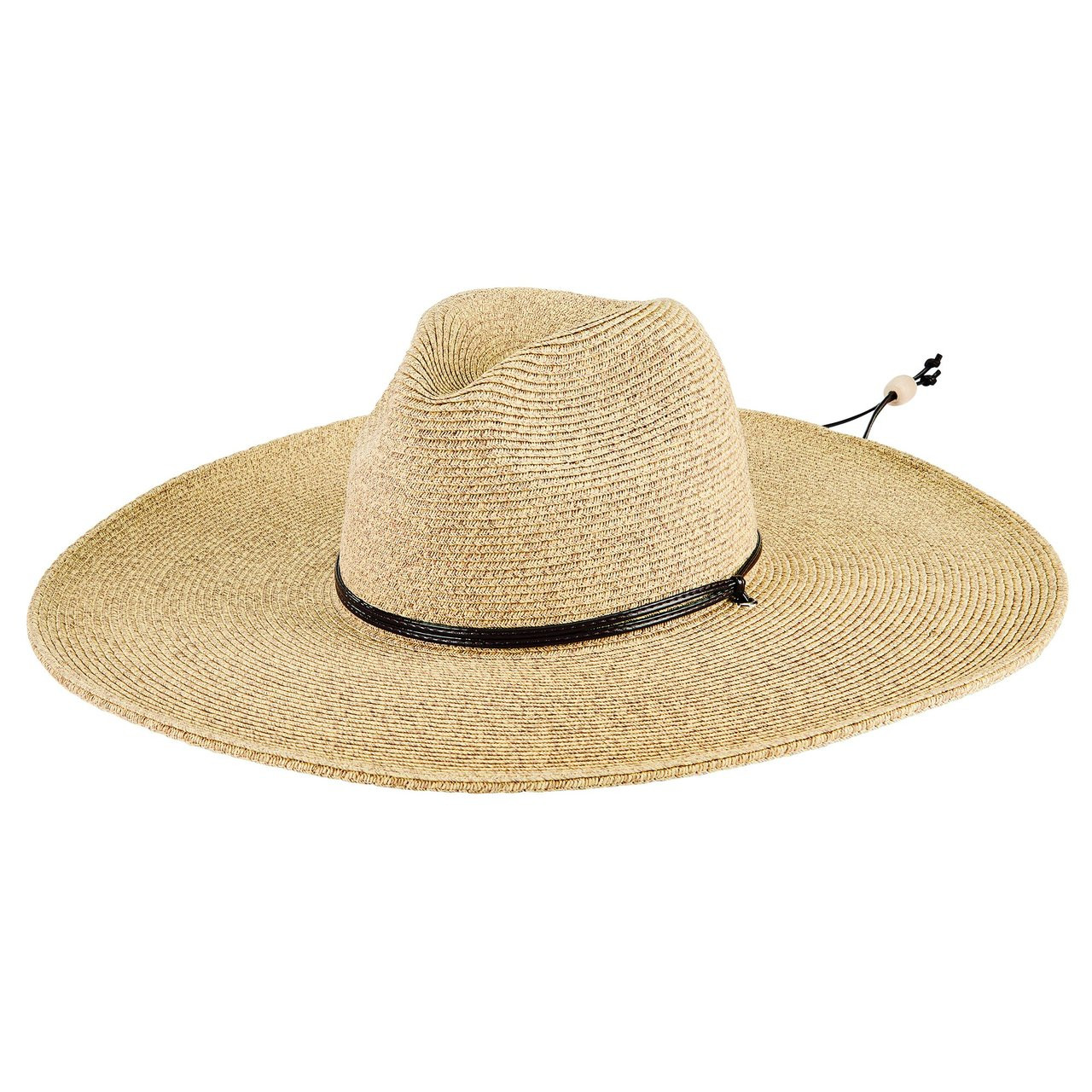 San Diego Hat Company El Campo UBL420 Extra Large Brim Chin Strap  Ultrabraided Unisex Sun Hat Gardening Outdoors Straw