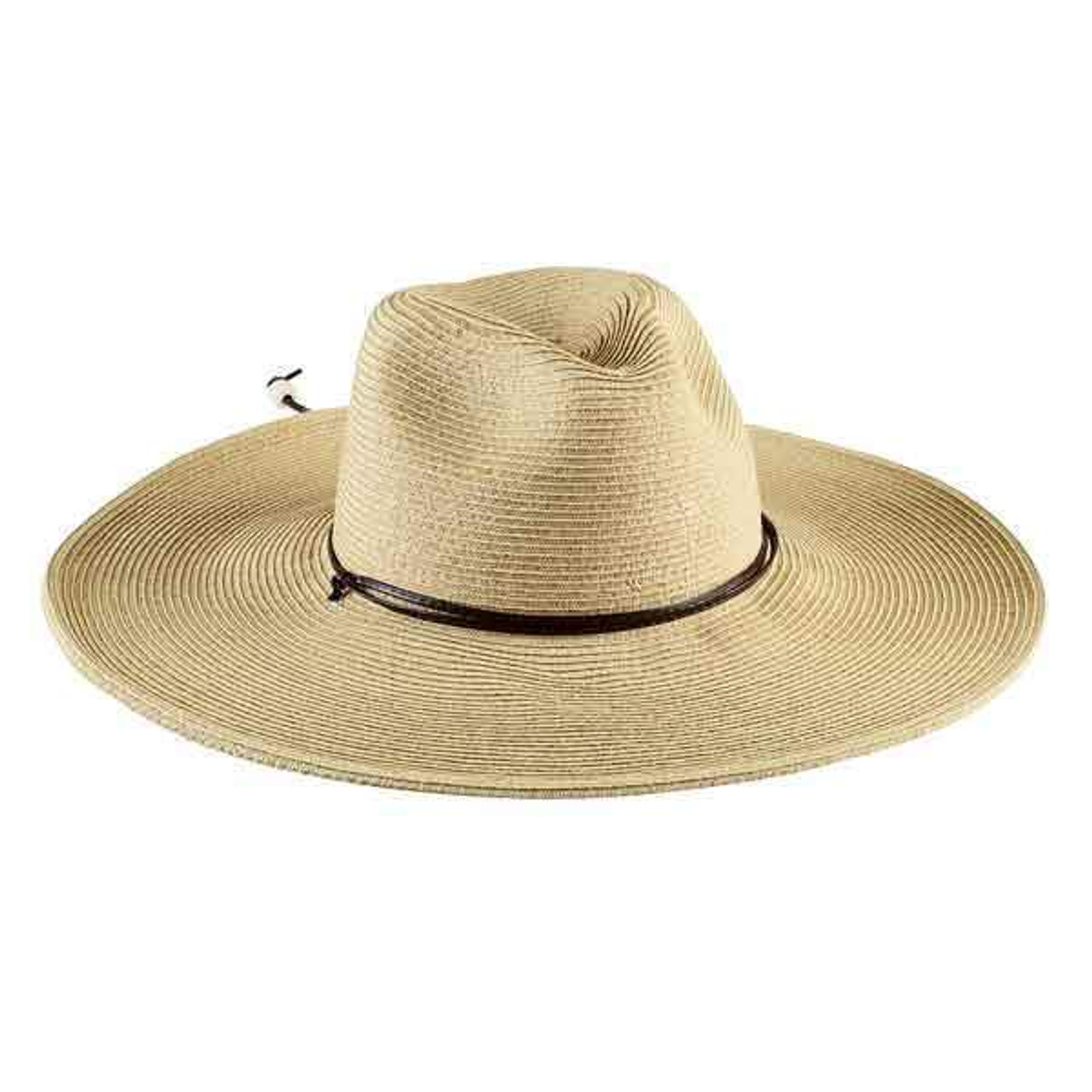 San Diego Hat Company El Campo UBL420 Extra Large Brim Chin Strap  Ultrabraided Unisex Sun Hat Gardening Outdoors Straw - Miami Hat Shop
