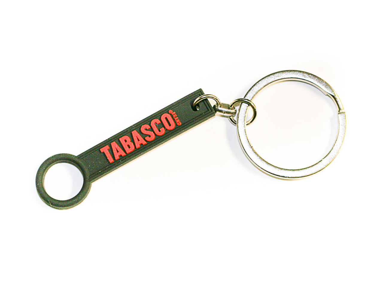 Tabasco Sauce Keychain Keyring Key Ring with FREE Mini 1/8 Oz