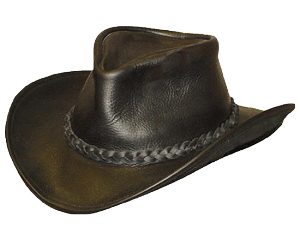 Henschel Leather Walker Hat Made in USA (sometimes with imported