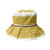 San Diego Hat Company Women's Bucket Sun Hat, 4-inch Brim, Faux Suede Braided Trim, Olive, One Size