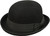 Kenny K Black Derby, Stylish, Bowler Hat ,100% Wool Felt WFDB