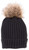 Karen Keith Beanie, Slouchy Warm Winter Hat, Knit with Removeable Pom-Pom on Top POM2 LTC Hats