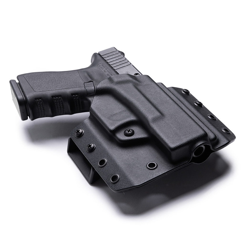 Sig Sauer P250 Compact w/ M1913 Picatinny Rail 9mm (Square Trigger Guard) OWB Holster LightDraw®