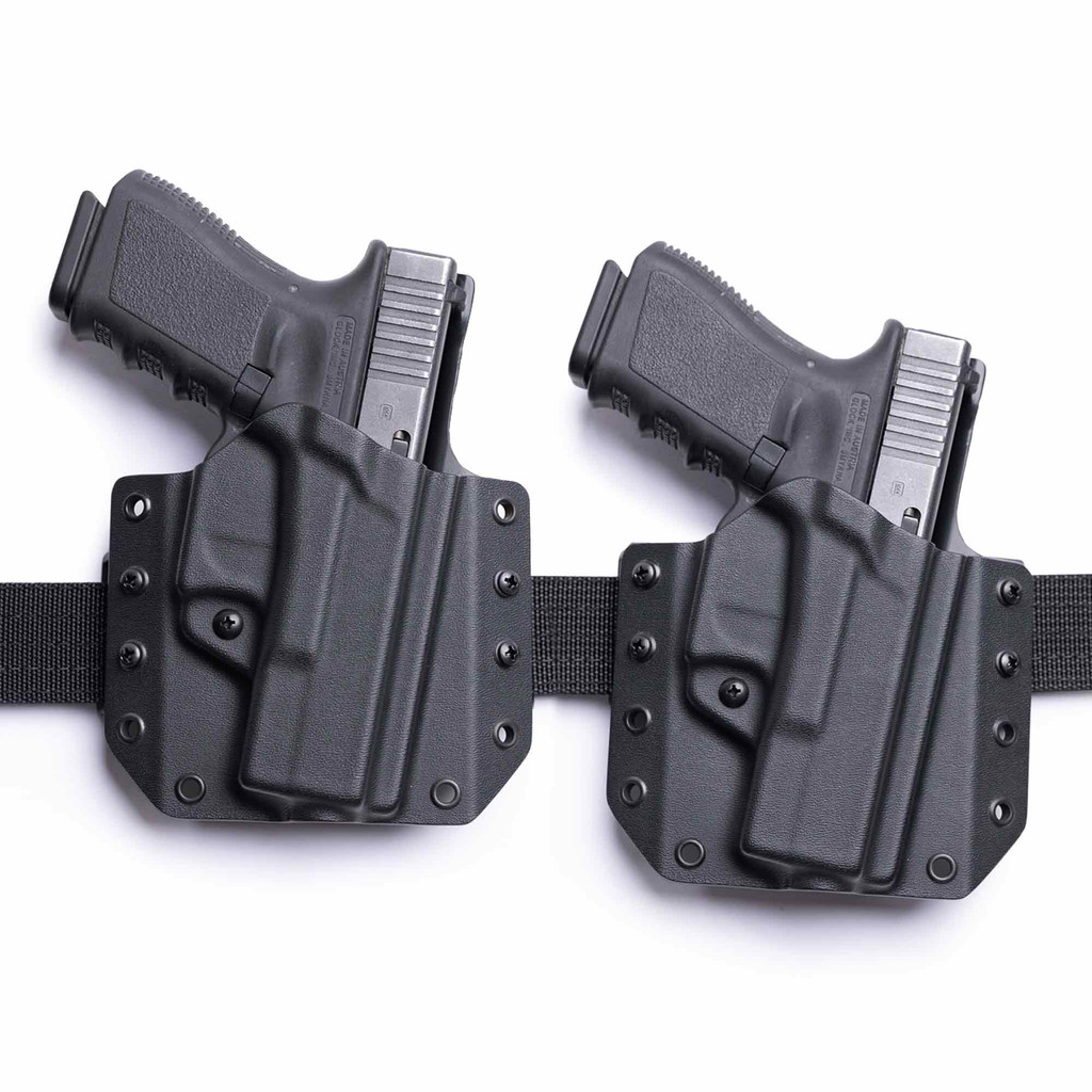 Sig Sauer P250 Compact w/ Sig Curved Rail .40 cal (Square Trigger Guard) OWB Holster LightDraw®