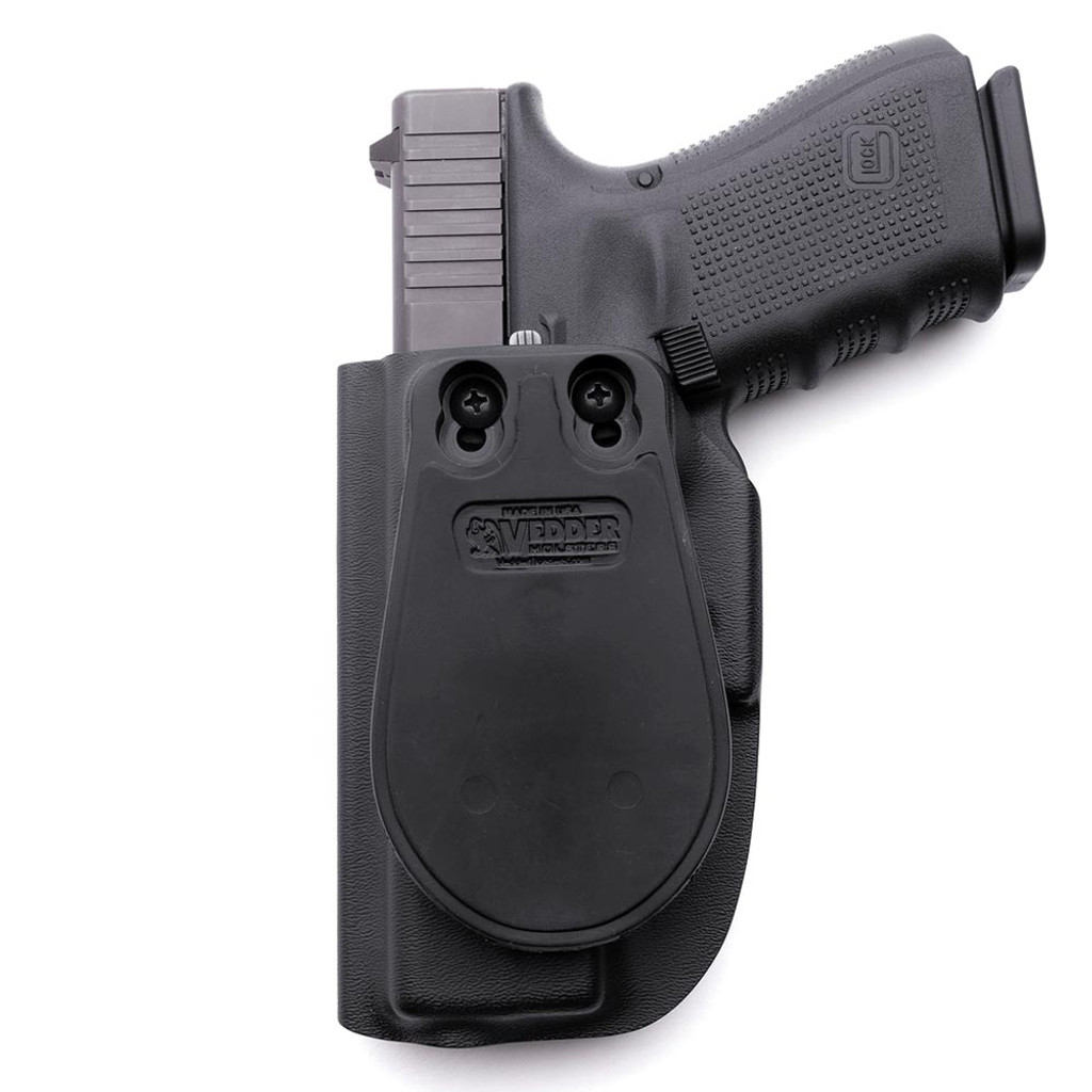 Back of ProDraw™ OWB Paddle Holster with a Glock 19