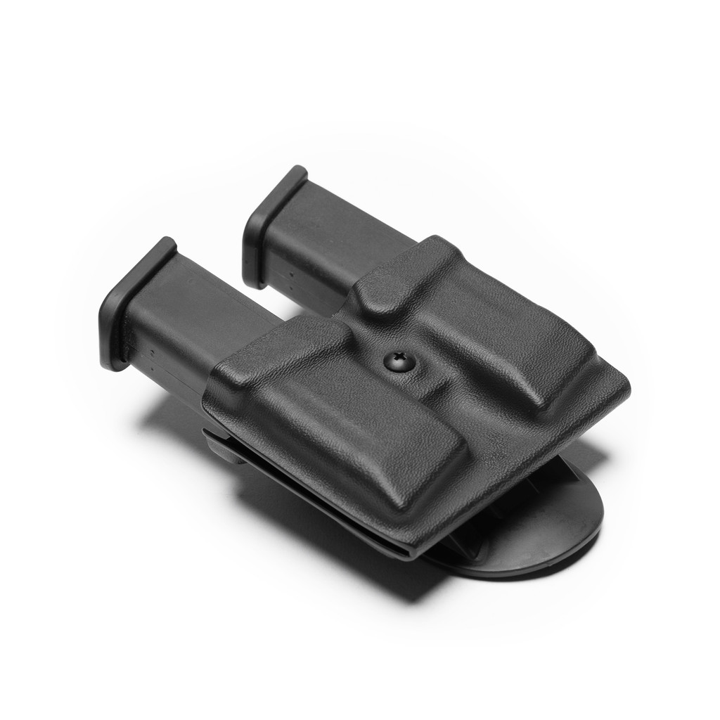 Glock 19 w/ Surefire X300U-B (Gen 3, 4, 5) OWB Magazine Holster MagDraw™ Double