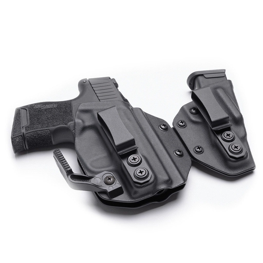 S&W M&P Shield EZ 9mm M2.0 w/ Crimson Trace LG-459 w/out Thumb Safety IWB Holster SideTuck™