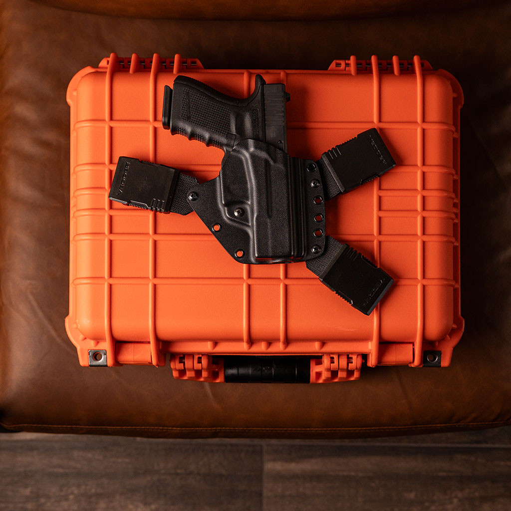 H&K P30L .40 cal w/out Thumb Safety EverTrek Chest Holster