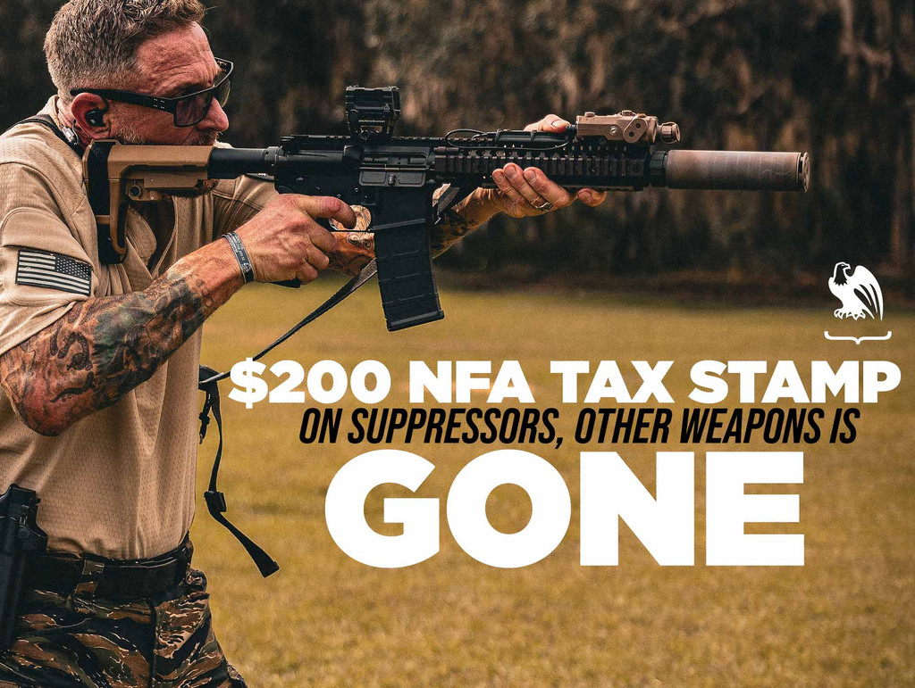 The $200 NFA Tax Stamp on Suppressors, Other Weapons is Gone: What That Means for Buyers
