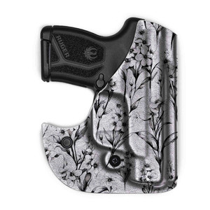 PocketLocker Holster in Floral Metallic Silver.