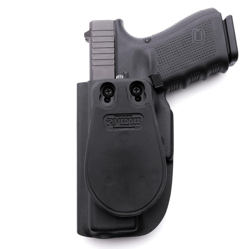 Back of ProDraw™ OWB Paddle Holster with a Glock 19