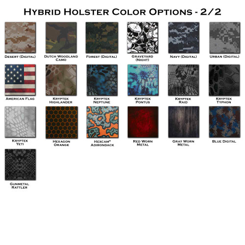 Hybrid Kydex Colors 2/2