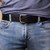 Leather Gun Belt Being Worn With Jeans