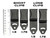 Single Rock Solid Spring Steel Belt Clip (Tuckable)