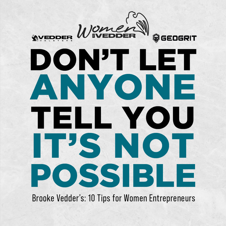 Brooke Vedder’s 10 Tips for Women Entrepreneurs